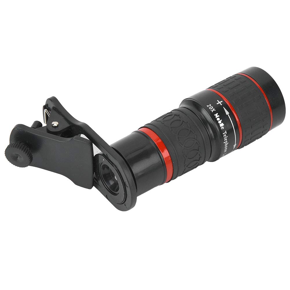20x Zoom Telephoto Clip-On Phone Lens