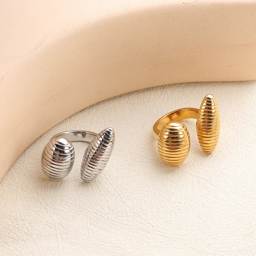 Waterproof Stainless Steel Adjustable Ring