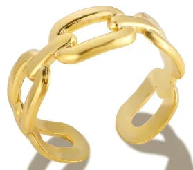 Waterproof Stainless Steel Adjustable Ring