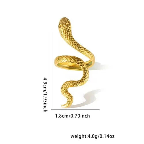 Waterproof Stainless Steel Adjustable Ring