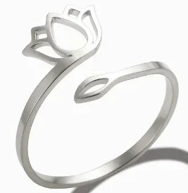 Waterproof Stainless Steel Adjustable Ring