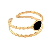 Waterproof Stainless Steel Adjustable Ring