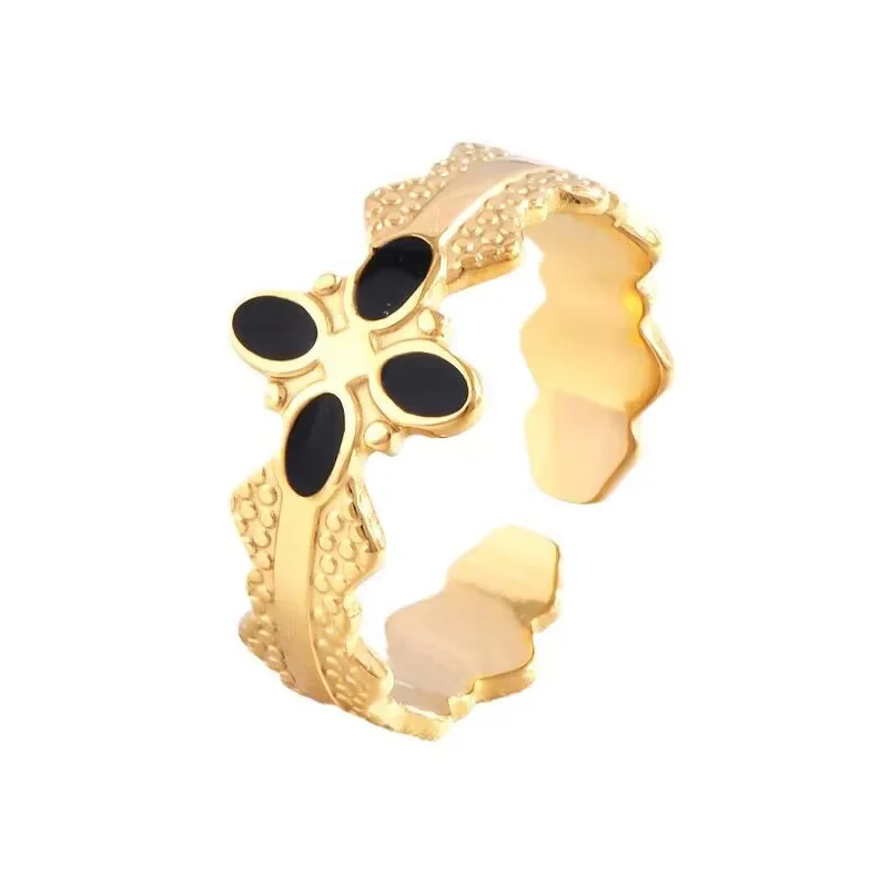Waterproof Stainless Steel Adjustable Ring