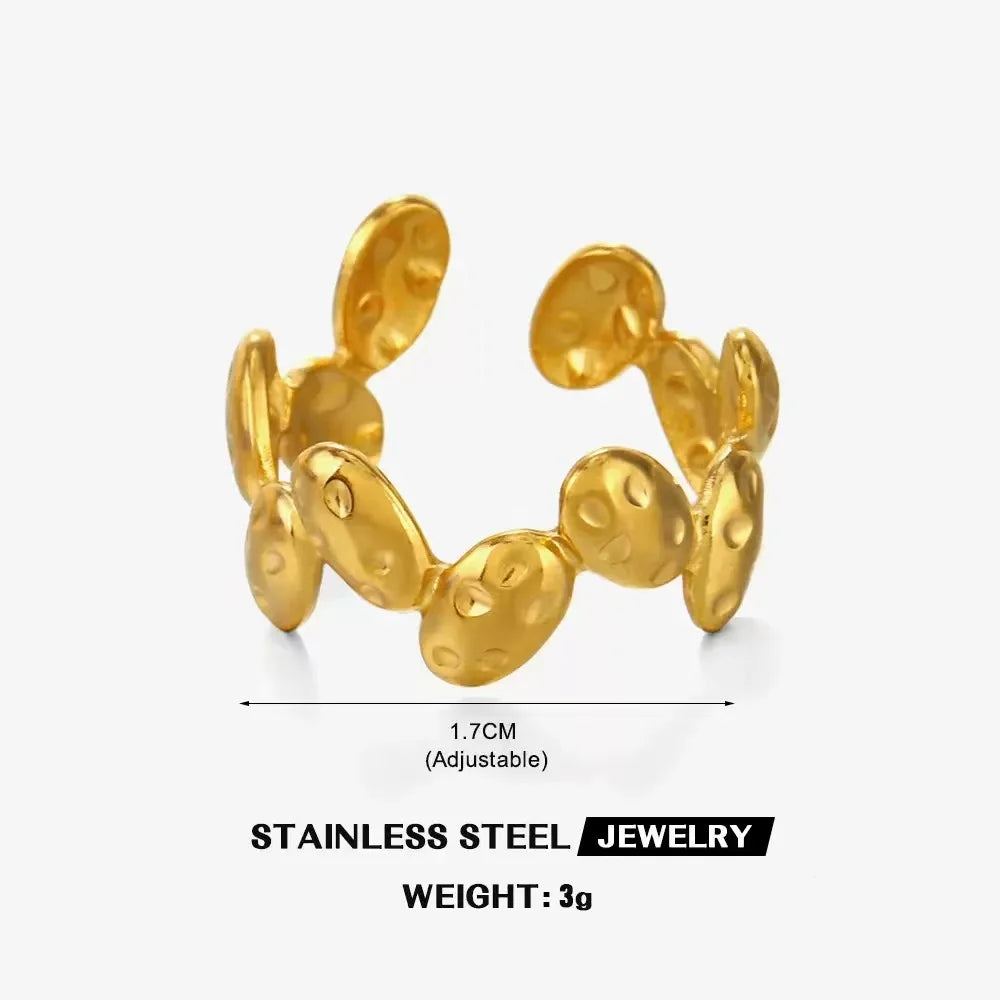 Waterproof Stainless Steel Adjustable Ring