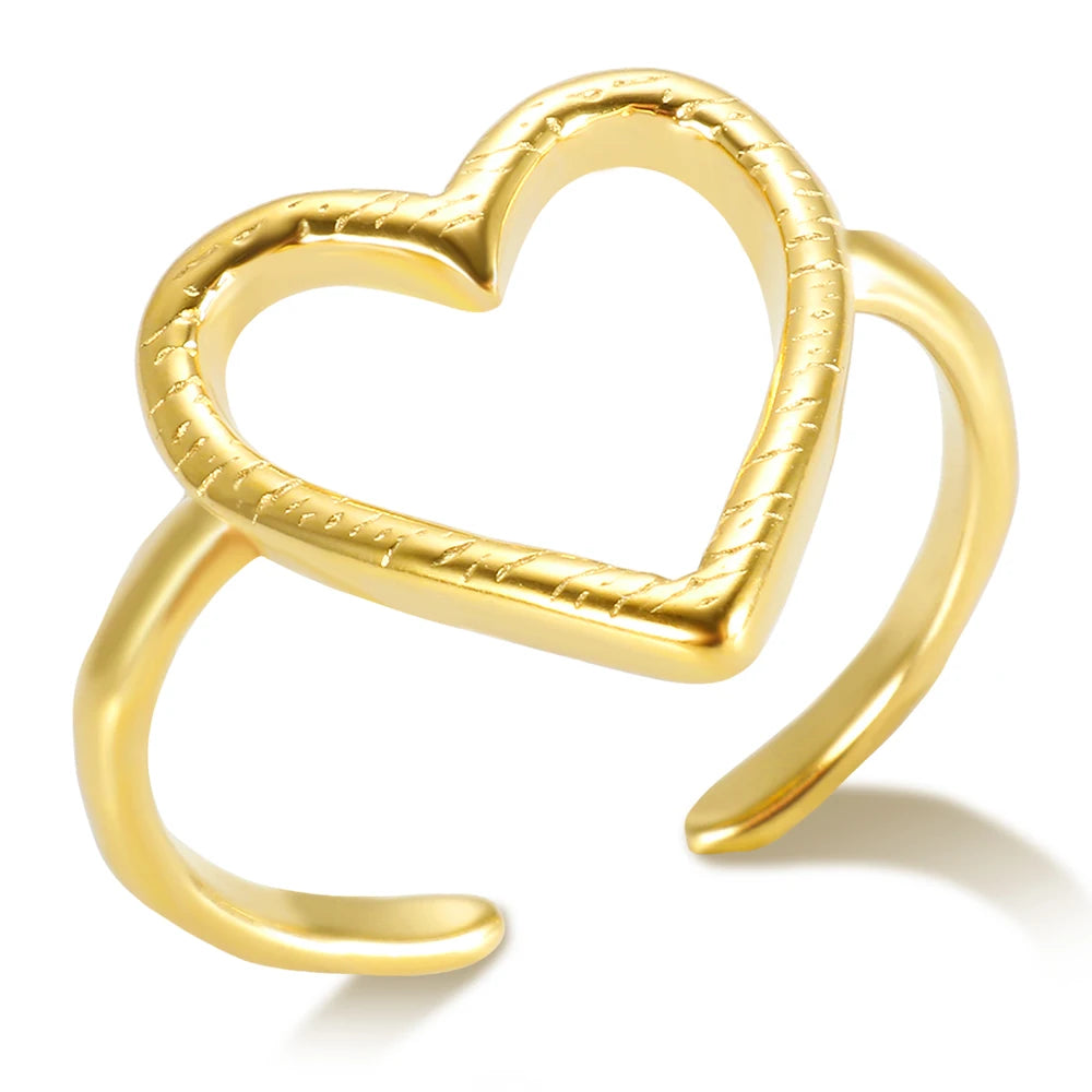 Waterproof Stainless Steel Adjustable Ring