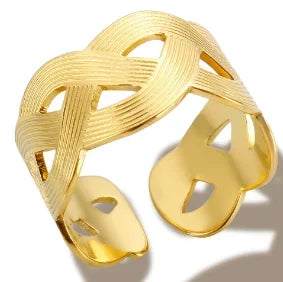 Waterproof Stainless Steel Adjustable Ring