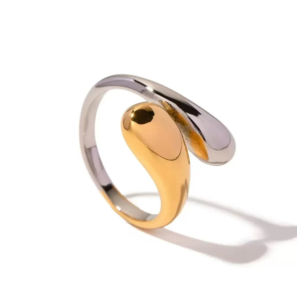 Waterproof Stainless Steel Adjustable Ring